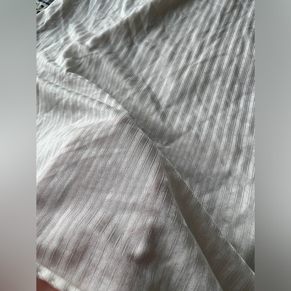 Vintage Women’s Striped Lace Pink Feminine Nightgown Sleepwear Dress M - Picture 7 of 9